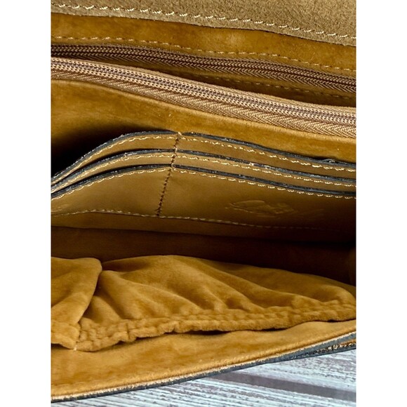 NWT PATRICIA NASH Consilina Floret Biscuit Map Print Leather Crossbody purse - Picture 5 of 17